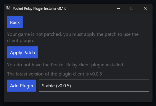 Installer apply patch